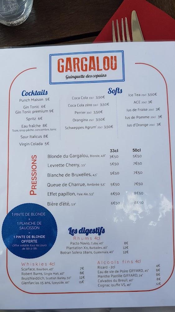 Gargalou Bordeaux - Menu Image 1